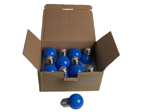 2W E27 LED Globe (Blue) - Box of 12