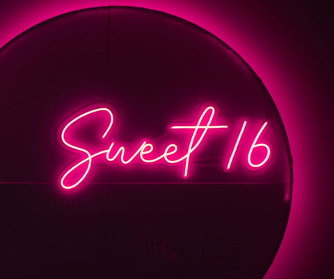 LED Sign "Sweet 16"